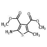 CAS#: 811865-16-4, Dimethyl 2-amino-5-methyl-3,4-thiophenedicarboxylate