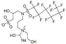 CAS 登录号：81190-38-7， 2-羟基-3-[3-(2-羟基乙基-二甲基铵基)丙基-(1,1,2,2,3,3,4,4,5,5,6,6,6-十三氟己基磺酰基)氨基]丙烷-1-磺酸钠氢氧化物
