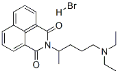 CAS#: 81254-01-5, 2-(4-(Diethylamino)-1-Methylbutyl)-1H-Benz(de)Isoquinoline-1,3(2H)-Dione Monohydrobromide