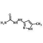 CAS#: 81259-44-1, (2Z)-2-(5-Methyl-1,2-dihydro-3H-pyrazol-3-ylidene)hydrazinecarboxamide