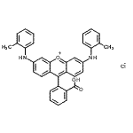 CAS 登录号：81263-05-0， 9-(2-羧基苯基)-3,6-二[(2-甲基苯基)氨基]氧杂蒽鎓氯化物