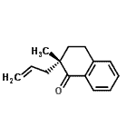 CAS 登录号：812639-15-9， (2S)-2-烯丙基-2-甲基-3,4-二氢-1(2H)-萘酮