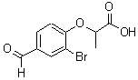 CAS#: 812642-67-4, 2-(2-Bromo-4-formylphenoxy)propanoic acid
