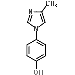 CAS#: 81376-53-6, 4-(4-Methyl-1H-imidazol-1-yl)phenol