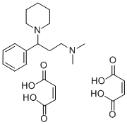 CAS 登录号：81402-46-2， N,N-二甲基-Gamma-苯基-1-哌啶丙胺 (Z)-2-丁烯二酸盐 (1:2)