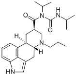 CAS#: 81409-76-9, (8-beta)-N-(1-Methylethyl)-N-(((1-Methylethyl)Amino)Carbonyl)-6-Propylergoline-8-Carboxamide
