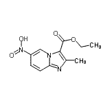 CAS 登录号：81438-60-0， 乙基2-甲基-6-硝基咪唑并[1,2-a]吡啶-3-羧酸酯