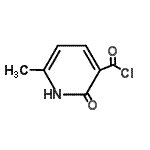 CAS#: 81450-66-0, 6-Methyl-2-oxo-1,2-dihydro-3-pyridinecarbonyl chloride