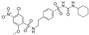 CAS#: 81514-36-5, 1-[4-[2-[(5-Chloro-2-Methoxy-4-Nitro-Phenyl)Sulfonylamino]Ethyl]Phenyl ]Sulfonyl-3-Cyclohexyl-Urea