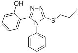 CAS 登录号：81518-36-7， 2-(4-苯基-5-(丙基硫代)-4H-1,2,4-三唑-3-基)苯酚