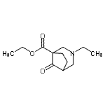 CAS#: 815610-30-1, Ethyl 3-ethyl-8-oxo-3-azabicyclo[3.2.1]octane-1-carboxylate
