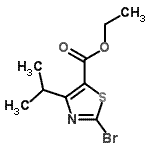 CAS#: 81569-58-6, Ethyl 2-bromo-4-isopropyl-1,3-thiazole-5-carboxylate