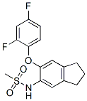 CAS 登录号：81614-86-0， N-(6-(2,4-二氟苯氧基)茚满-5-基)甲烷磺酰胺