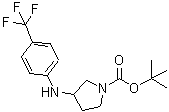 CAS 登录号：816468-48-1， 3-{[4-(三氟甲基)苯基]氨基}-1-吡咯烷羧酸叔丁酯
