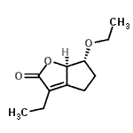 CAS#: 817166-12-4, (6R,6aR)-6-Ethoxy-3-ethyl-4,5,6,6a-tetrahydro-2H-cyclopenta[b]furan-2-one