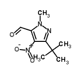 CAS 登录号:817172-31-9, 1-甲基-3-(2-甲基-2-丙基)-4-硝基-1H-吡唑-5-甲醛