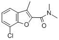 CAS#: 81718-68-5, 7-Chloro-N,N,3-Trimethyl-2-Benzofurancarboxamide