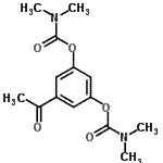 CAS#: 81732-48-1, 5-Acetyl-1,3-phenylene bis(dimethylcarbamate)