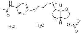 CAS#: 81785-52-6, 2-((3-(4-Acetaminophenoxy)Propyl)Amino)-1,4:3,6-Dianhydro-2-Deoxy-L-Iditol 5-Nitrate Hydrochloride Hydrate