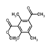 CAS 登录号：819052-35-2， 甲基3-乙酰基-6-羟基-2,5-二甲基苯甲酸酯