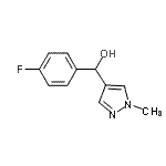 CAS#: 819065-81-1, (4-Fluorophenyl)(1-methyl-1H-pyrazol-4-yl)methanol