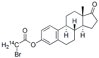 CAS 登录号：81949-03-3， 3-((溴乙酰基-2-14C)氧基)-雌甾-1,3,5(10)-三烯-17-酮