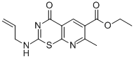 CAS#: 81960-08-9, 7-Methyl-4-Oxo-2-(2-Propenylamino)-4H-Pyrido(3,2-E)-1,3-Thiazine-6-Carboxylic Acid Ethyl Ester