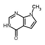 CAS#: 81965-21-1, 7-methyl-3H-pyrrolo[3,2-e]pyrimidin-4-one