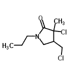 CAS#: 819800-25-4, 3-Chloro-4-(chloromethyl)-3-methyl-1-propyl-2-pyrrolidinone