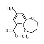CAS#: 819800-56-1, Methyl 8-methyl-3,4-dihydro-2H-1,5-benzodioxepine-6-carboxylate