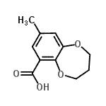 CAS#: 819800-57-2, 8-Methyl-3,4-dihydro-2H-1,5-benzodioxepine-6-carboxylic acid