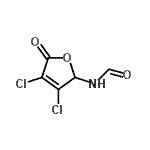 CAS 登录号：819849-43-9， N-(3,4-二氯-5-氧代-2,5-二氢-2-呋喃基)甲酰胺