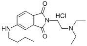 CAS 登录号：81994-68-5， 4-丁基氨基-N-(2-(二乙基氨基)乙基)苯邻二甲酰亚胺盐酸盐
