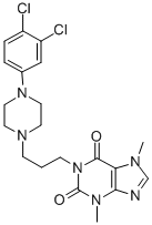 CAS#: 81995-79-1, 1-(3-(4-(3,4-Dichlorophenyl)-1-Piperazinyl)Propyl)Theobromine