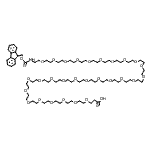 CAS 登录号：82-85-9， 1-(9H-芴-9-基)-3-氧代-2,7,10,13,16,19,22,25,28,31,34,37,40,43,46,49,52,55,58,61,64,67,70,73,76,79,82,85,88-二十九氧杂-4-氮杂九十一烷-91-酸