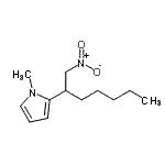 CAS 登录号：820232-97-1， 1-甲基-2-(1-硝基-2-庚烷基)-1H-吡咯