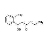 CAS 登录号：820976-83-8， 乙基(3S)-3-羟基-3-(2-甲基苯基)丙酸酯