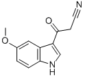 CAS 登录号：821009-89-6， 3-(5-甲氧基-1H-吲哚-3-基)-3-氧代丙腈