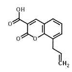CAS#: 82119-77-5, 8-Allyl-2-oxo-2H-chromene-3-carboxylic acid