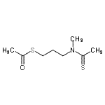 CAS 登录号：82125-90-4， S-{3-[乙烷硫代基(甲基)氨基]丙基}硫代乙酸酯