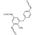 CAS 登录号：82151-48-2， 1,5-二异氰酸-3-(4-异氰酸苄基)-2-甲基苯