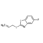 CAS#: 82163-12-0, 2-(Allylsulfanyl)-5-fluoro-1,3-benzothiazole