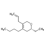 CAS 登录号：821783-01-1， (2R)-5-烯丙基-4-丁基-2-乙基-3,6-二氢-2H-吡喃