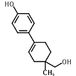 CAS 登录号：821798-52-1， 4-[4-(羟基甲基)-4-甲基-1-环己烯基]苯酚