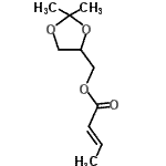 CAS#: 823192-45-6, (2,2-Dimethyl-1,3-dioxolan-4-yl)methyl (2E)-2-butenoate