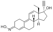 CAS#: 82332-21-6, 13-Ethyl-17-Hydroxy-18,19-Dinorpregna-4,9,11-Trien-20-Yn-3-One 3-Oxime