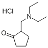 CAS 登录号：82343-79-1， 2-[(二乙基氨基)甲基]环戊酮盐酸盐