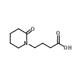 CAS#: 82360-26-7, 4-(2-Oxo-1-piperidinyl)butanoic acid