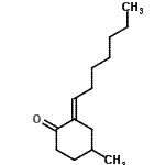 CAS 登录号：823785-52-0， (2E)-2-庚亚基-4-甲基环己酮