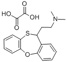 CAS 登录号：82387-03-9， 11-(2-二甲基氨基乙基)-11H-二苯并(b,f)-1,4-氧杂硫杂卓草酸氢盐